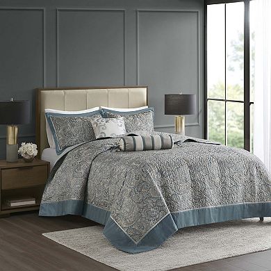Jacquard Bedspread Set with Throw Pillows