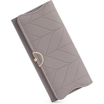 RFID Blocking Trifold Wallet for Women - PU Leather Card Holder Clutch for Daily & Travel