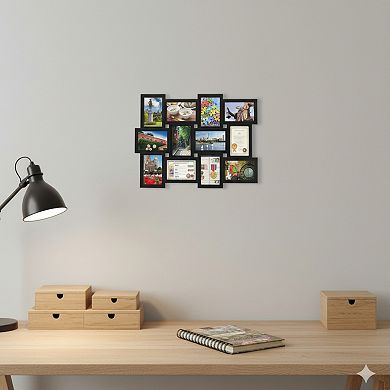 12 Opening Photo Collage Frame Wall Mount for Family Photos