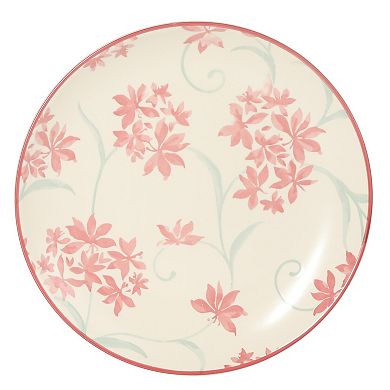 Gibson Home Admiral Hall 12 Piece Matte Stoneware Pates and Bowls Durable Everyday Dinnerware Set