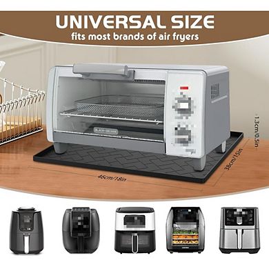 Zoulao Silicone Heat Resistant Mat for Air Fryer, 18x15", Countertop Protector.