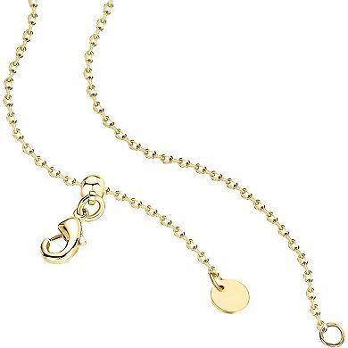 KSIZUIS 14K Gold Plated CZ Linear Bezel Cross Pendant Necklace for Women