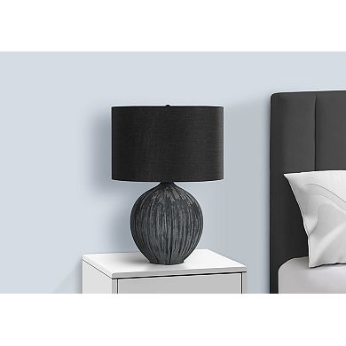 Lighting Table Lamp Black Ceramic Black Shade Contemporary