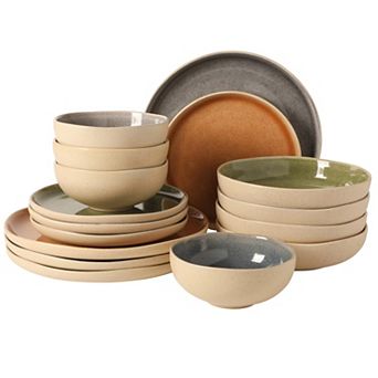 Gibson Elite Manila Bay 16 pc Stoneware Dinnerware Set