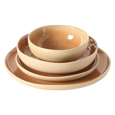 Gibson Elite Manila Bay 16pc Stoneware Dinnerware Set