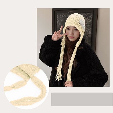 Beanie Hat Tassel for Women Height 9.06" 1 Pc