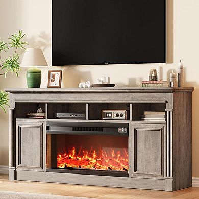 68 Inches Fireplace TV Stand
