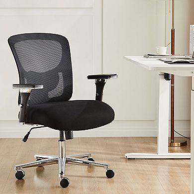 YIORTWO Big & Tall Ergonomic Office Chair 500 lbs, Heavy Duty Mesh Desk Chair with Lumbar Support
