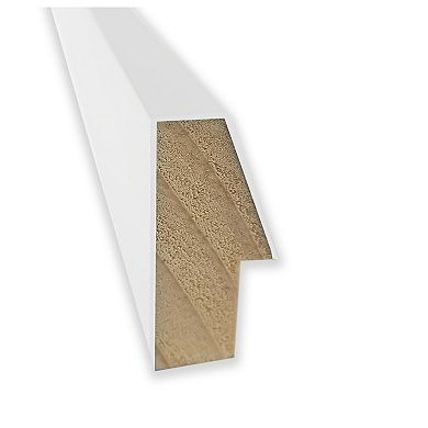 Amanti Art Framed Fabric Pinboard, Overlapping geometry 12 Printed Bulletin Board