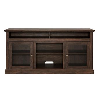 Trikiousd Contemporary TV Media Stand with Open & Closed Storage for TVs Up to 65"
