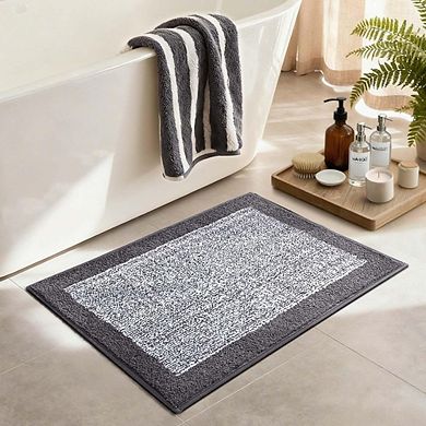 Bathroom Rug, Soft Absorbent, Non-Slip Quick-Dry Bath Mat