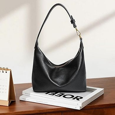 Women's Hobo Bag Soft PU Leather Slouchy Shoulder Purse Zipper