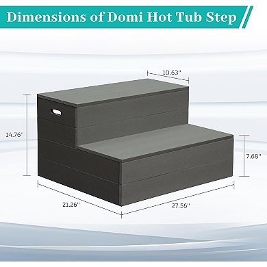 Heavy Duty Aluminum Universal Spa Hot Tub Step