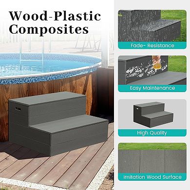 Heavy Duty Aluminum Universal Spa Hot Tub Step