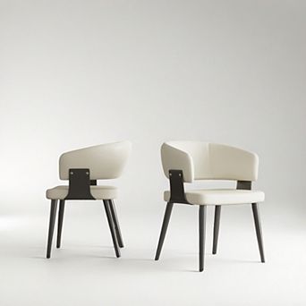 Modern 2 pc Chair Set Versatile And Elegant Chairs For Home And Office(Set of 2)