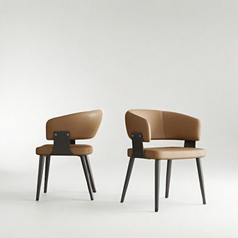 Modern 2 pc Chair Set Versatile And Elegant Chairs For Home And Office(Set of 2)