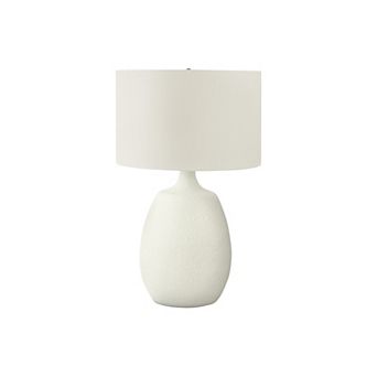 Lighting Table Lamp Ivory Cream Shade Cream Resin Contemporary