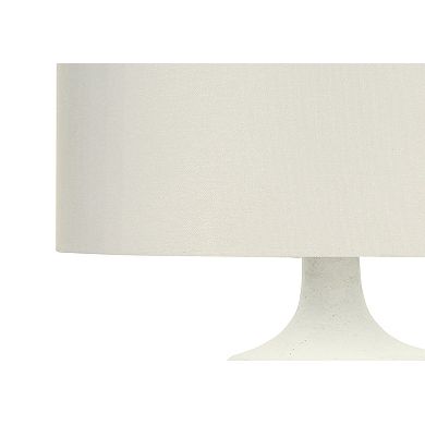 Lighting Table Lamp Ivory Cream Shade Cream Resin Contemporary