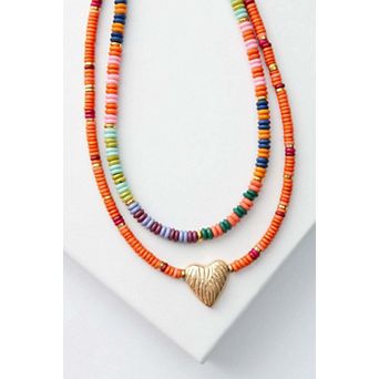 Horizon Heart Necklace Set