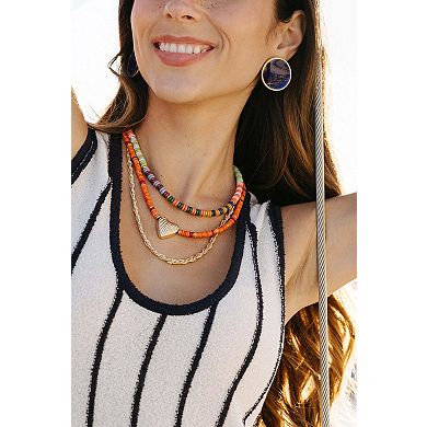 Horizon Heart Necklace Set