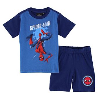 Textiel Trade Boys Spiderman Short Pajama Set