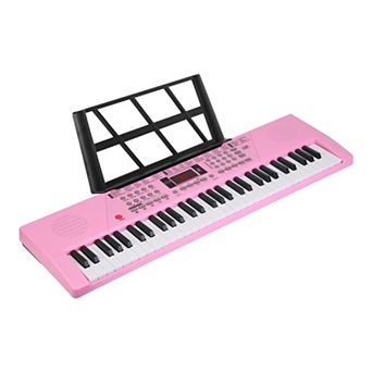 61-Key Kids Digital Piano Keyboard with Microphone
