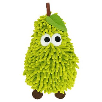 1 Pack Chenille Hanging Hand Towel, Cute Fruit Shape Design, Fluffy Soft Absorbent for Home 7" x 11"