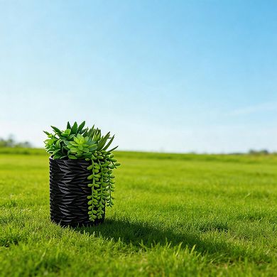 Artificial Succulents in Ceramic Pots