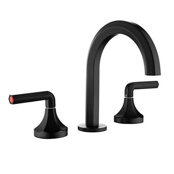 8 in Widespread Double Handle Bathroom Faucet with Quick Connect Hose, Water Supply Hose
