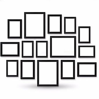 Picture Frame Set 15 Pack Collage Wall Decor Multi Sizes