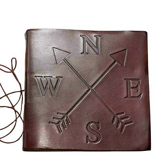 Compass Artist Handmade Leather Journal