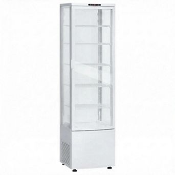 Commercial Standing Merchandiser Refrigerator, 9.8 Cu.FT Single-Door Pastry Display Case
