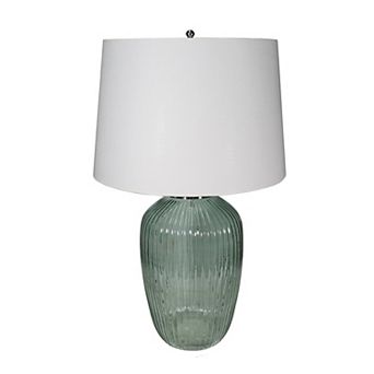 Glass refreshing pop of color to any part of your home with a round table lamp