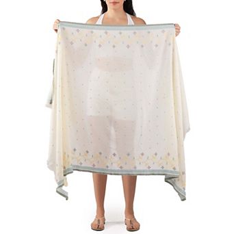 Florette Woven Cotton Scarf