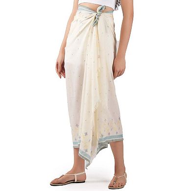 Florette Woven Cotton Scarf