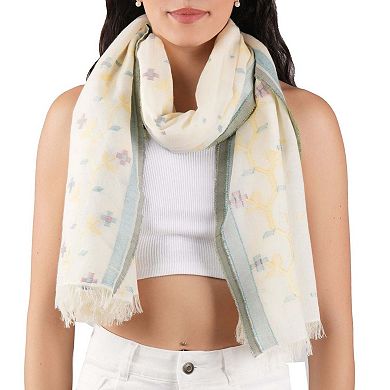 Florette Woven Cotton Scarf