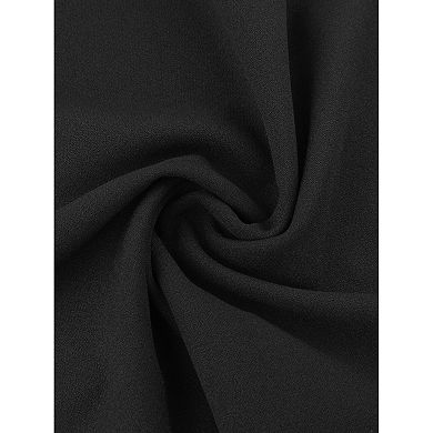 Sleeveless Dress for Women's Button Decor Split Spaghetti Strap Dresses