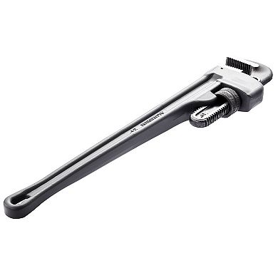 Aluminum Pipe Wrench with Heat-Treated Jaws for Plumbing and Mechanical Work