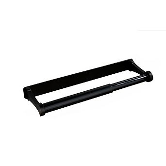 Great Ambitions Under Cabinet Paper Towel Holder, Aluminum Alloy, Self‑Adhesive (Black)