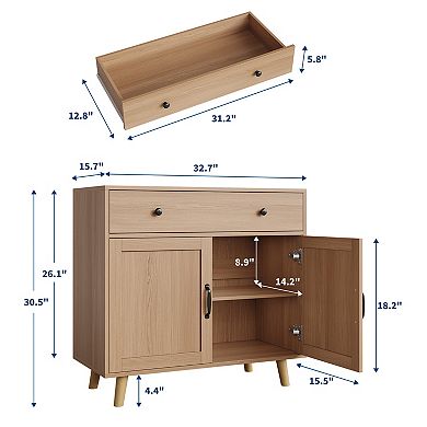 TV Cabinet Storage Unit Without Upper Storage
