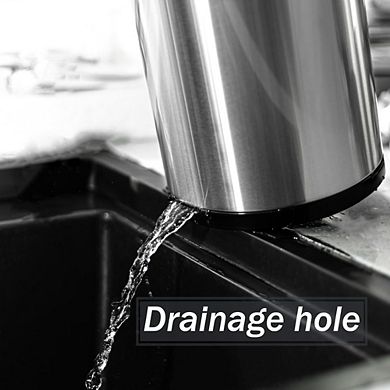 Zoulao 360° Rotating Utensil Holder, Extra Large Countertop Caddy for Cooking Tools