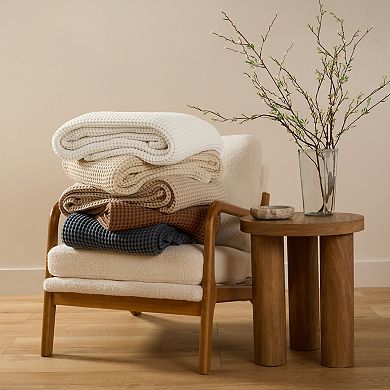 Waffle Weave 100% Cotton Bed Blanket