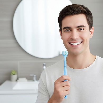 Pursonic 3D Advanced Tech 360° Full Coverage Toothbrush Set (4-Pack)