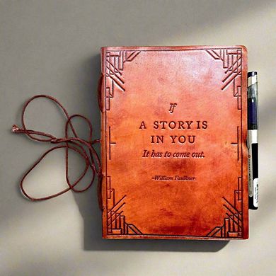 If A Story Handmade Leather Journal