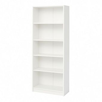 KWPZQEB Modern Display Shelf & Bookcase, 5 tier Tall Bookshelf for Living Room