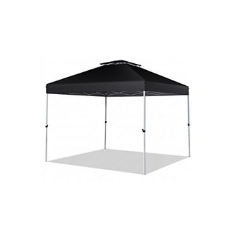 10x10 Pop Up Canopy Tent with Wheeled Carry Bag and Adjustable Height