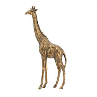 KWPZQEB Animal Statue Decor, Gold Finish