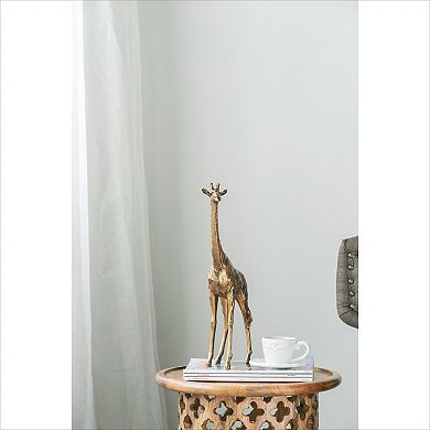 KWPZQEB Animal Statue Decor, Gold Finish