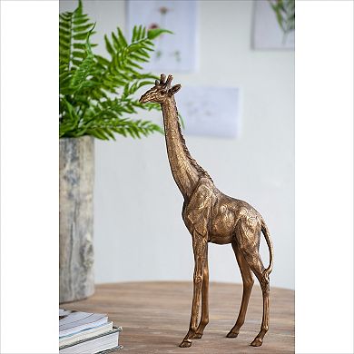 KWPZQEB Animal Statue Decor, Gold Finish