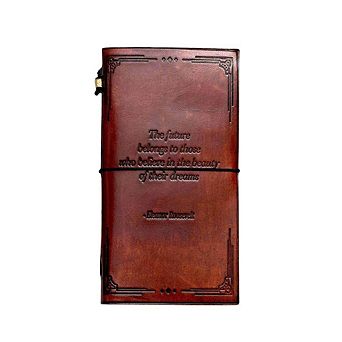 Eleanor Roosevelt Quote Leather Journal